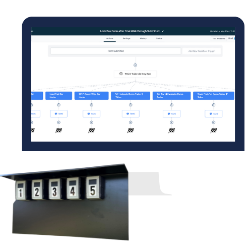 Contactless Rental Management Dashboard